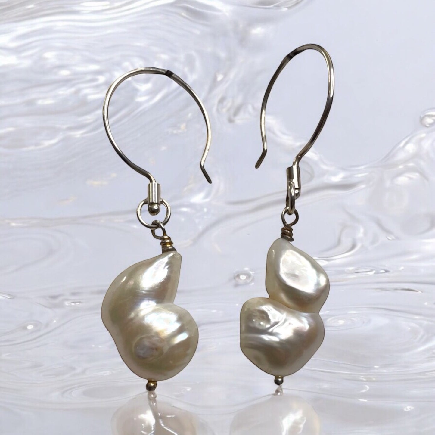 Big Moon Drop Earrings